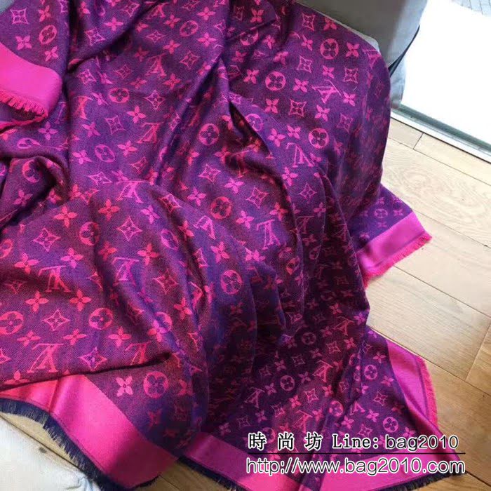 路易威登LV最經典款Louis Vuitton 暗紋提花圍巾 LLWJ6113